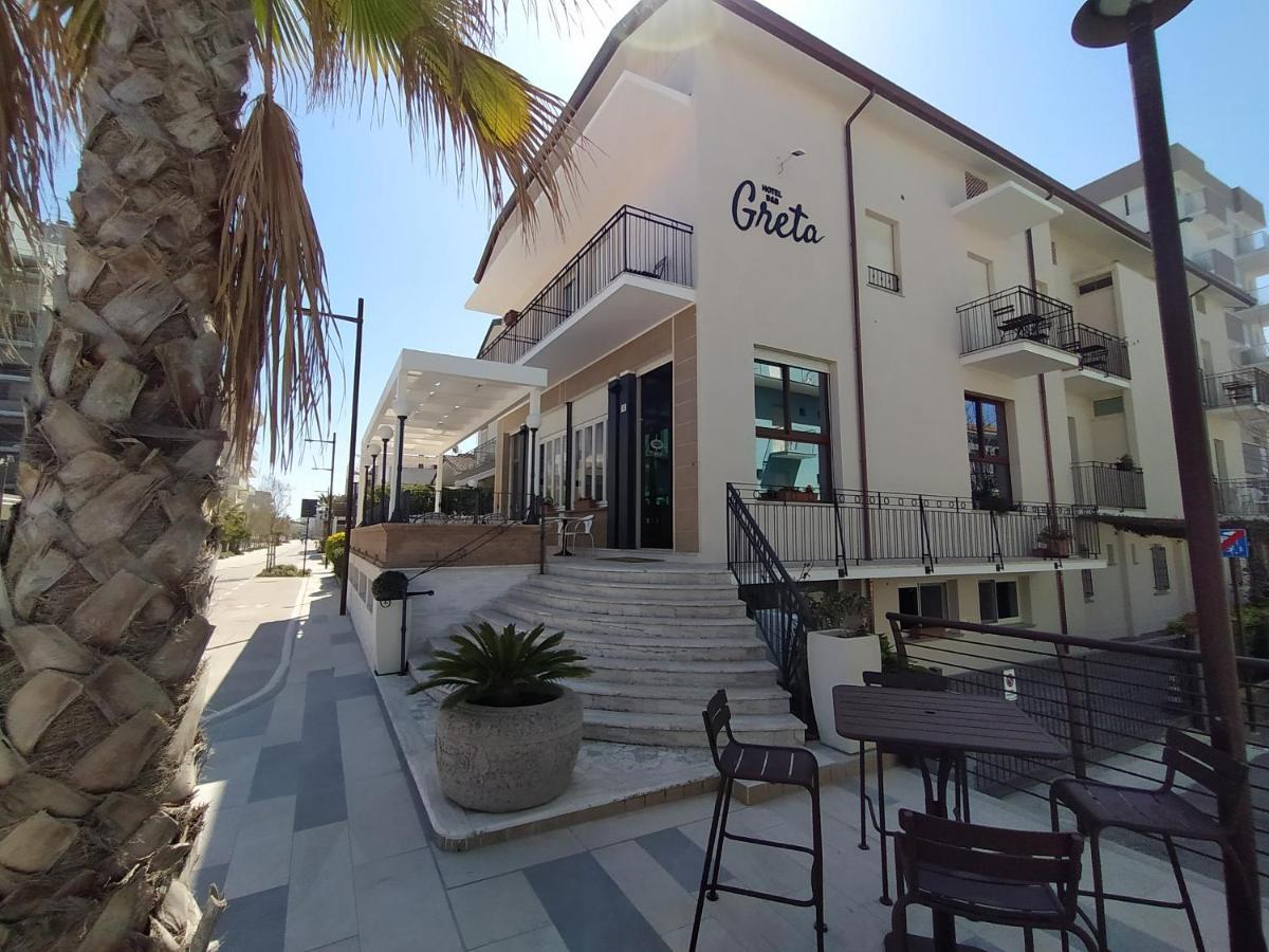 Hotel Greta B&B Rimini Exterior foto